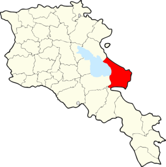 Basarkeçər rayonu xəritədə