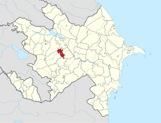 Tərtər xəritədə