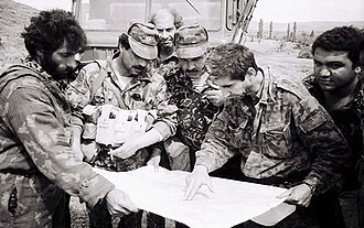 Daşaltı Əməliyyatından əvvəl Azərbaycan tərəfinin əməliyyat planını hazırlaması.