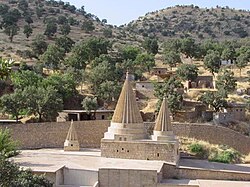 Laliş məbədinin xarici görünüşü