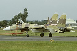 Suxoy Su-37 Farnborough'da (1996)