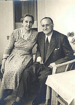 Leyla Rəsulzadə və həyat yoldaşı Məhəmməd Əmin Rəsulzadə