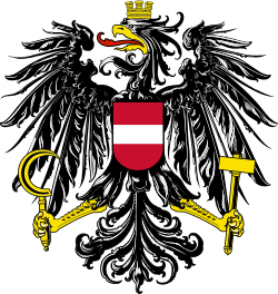 Coat of arms of the First Republic of Austria, 1919–1934.